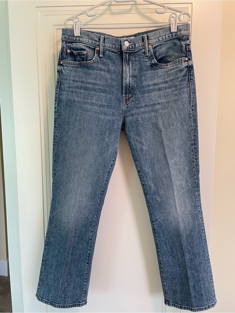 MOTHER Superior the Insider Ankle Straight Jeans